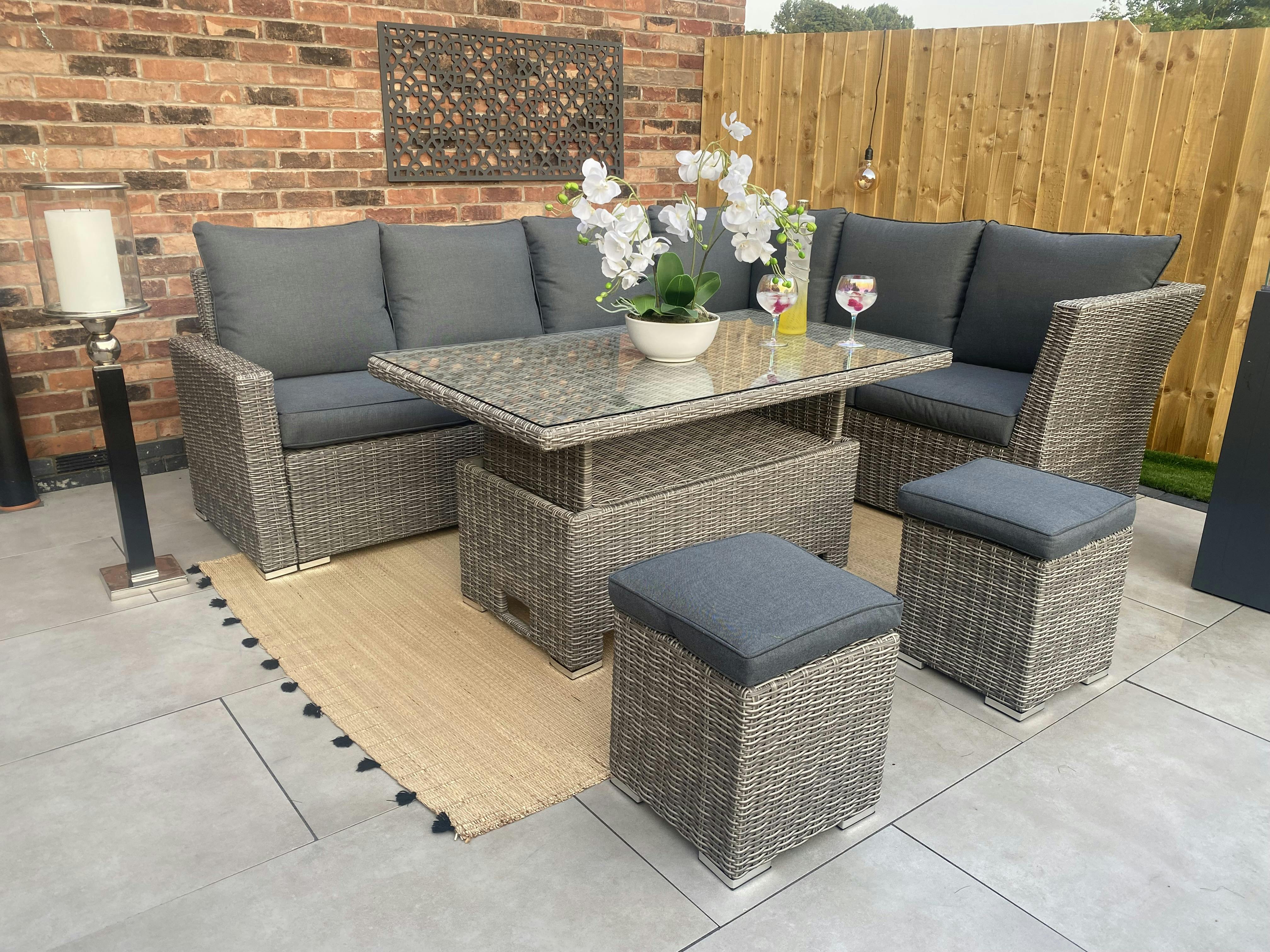 Barcelona rattan 9 discount seater